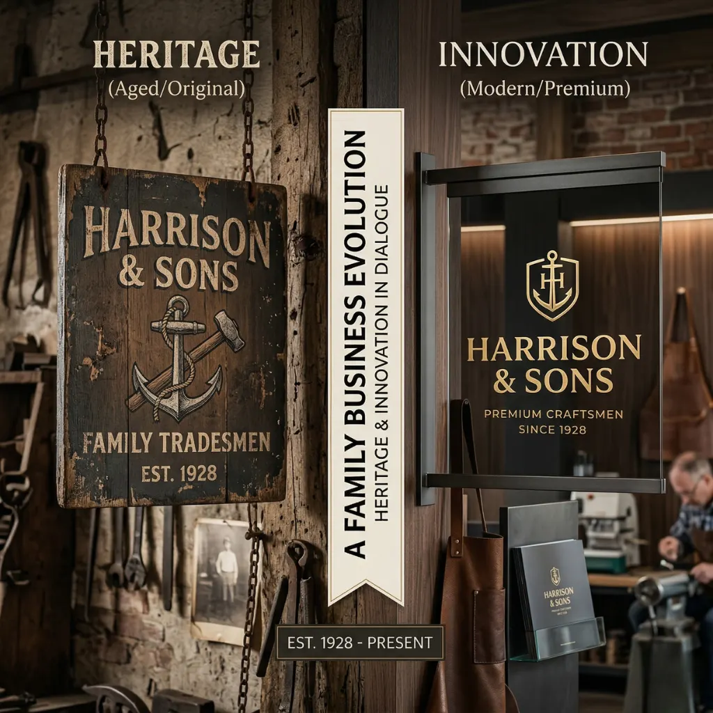 Honouring the Legacy, Building the Future: The Family Business Rebranding Guide