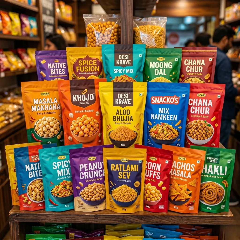 Shelf Wars: The Packaging Design Science Behind India’s Fastest Growing Namkeen and Snack Brands